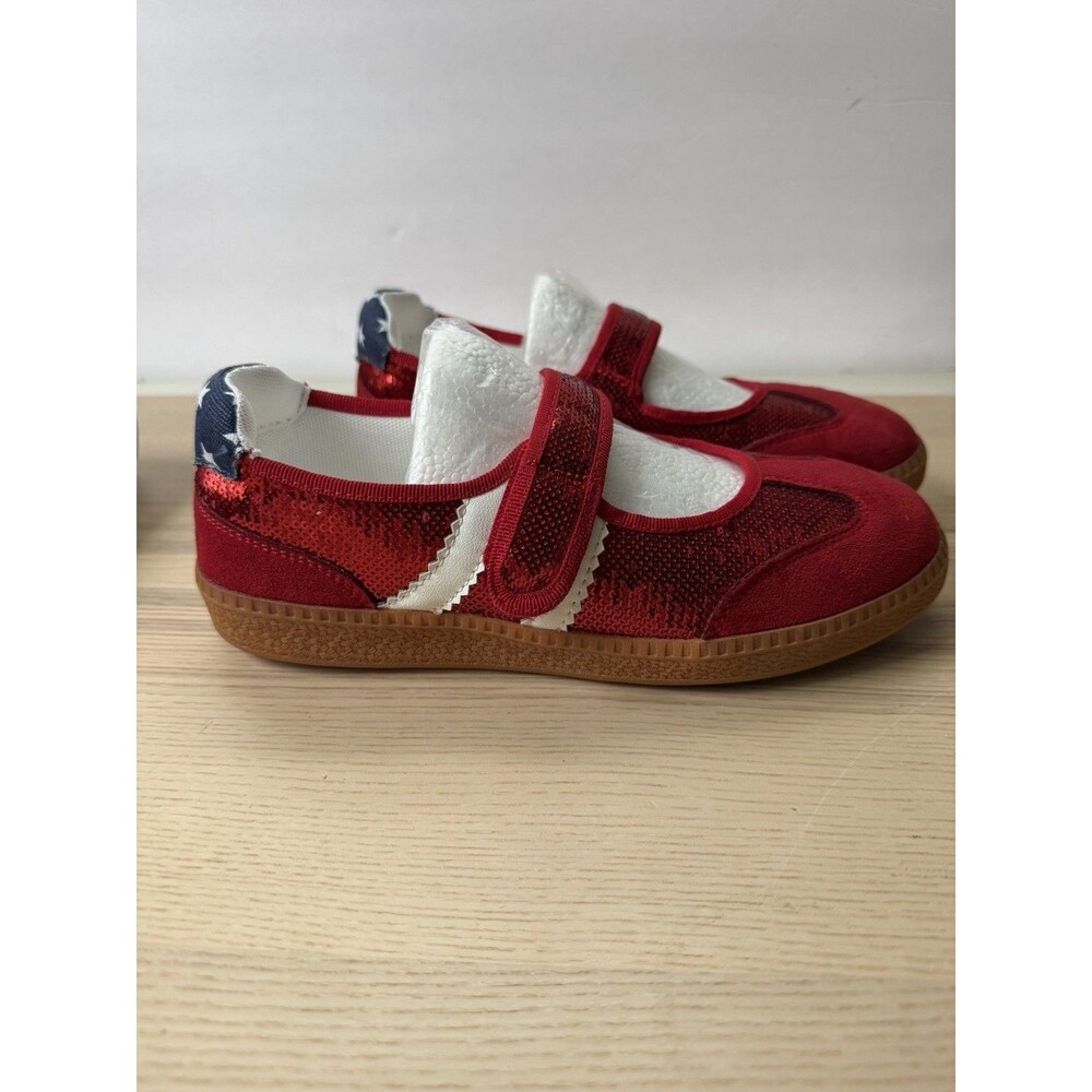 Corky’s Calm Down Americana Sneakers NEW Patriotic July 4th Events Mary Jane’s - Picture 5 of 14